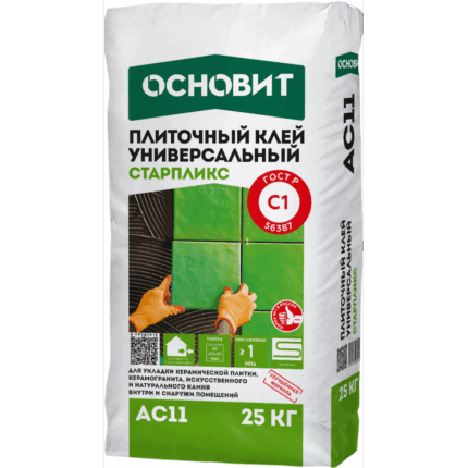 Старпликс AC11 Плиточный клей универсальный 25 кг