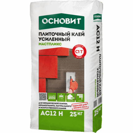 Мастпликс АС12 H Усиленный плиточный клей 25 кг
