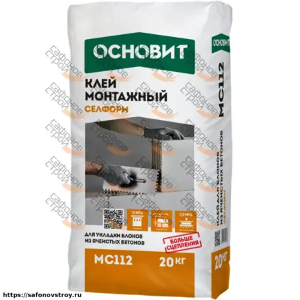 Селформ МС112 Клей монтажный для стен и перегородок 20 кг