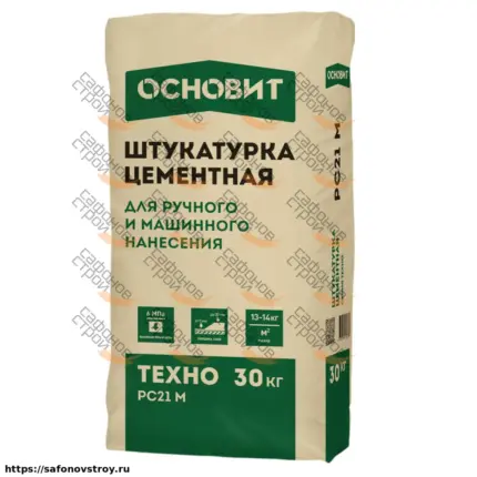 Техно PC21 M Штукатурка цементная 25 кг