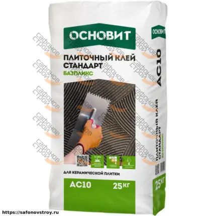 Базпликс AC10 Клей плиточный стандарт 25 кг