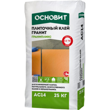 Гранипликс АС14 Усиленный плиточный клей 25 кг