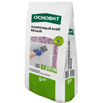 Максипликс АС17 W Плиточный клей белый профи мрамор 5 кг