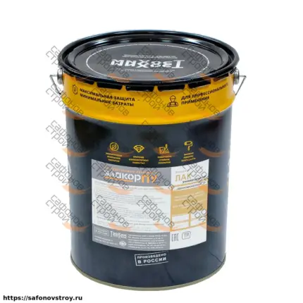 Элакор-ПУ Лак Универсальный для колеровки 20 кг