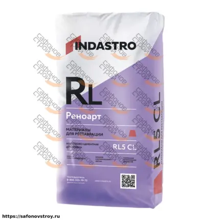 Реноарт RL5 CL Известково-цементная шпаклёвка 18 кг