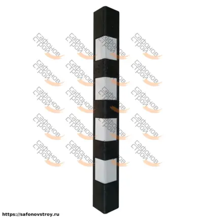 Демпфер защитный угловой 800мм ДУ-800, белый