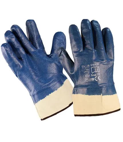 Перчатки Нитриловые с полным обливом - Краги