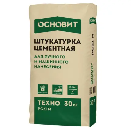 Техно PC21 M Штукатурка цементная 25 кг