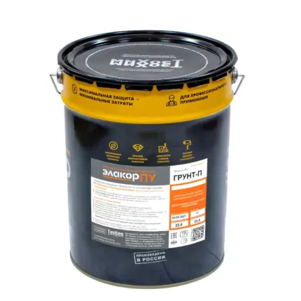 Элакор-ПУ Грунт-П Однокомпонентный Порозаполняющий 22 кг