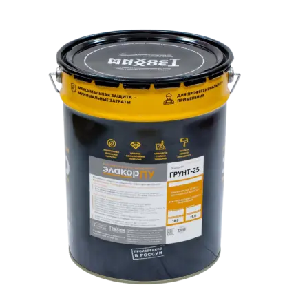 Элакор-ПУ Грунт 25 для плотных оснований 18 кг