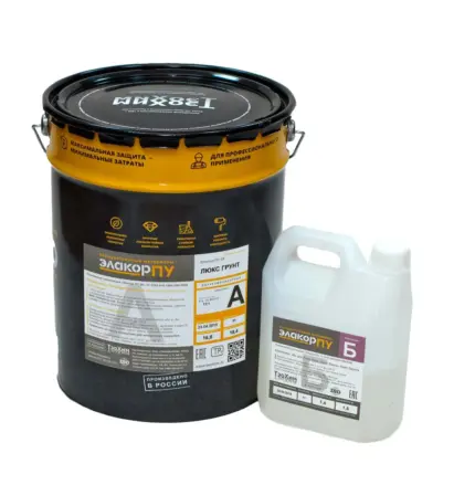 Элакор-ПУ Грунт Люкс Нежелтеющий 18.2 кг