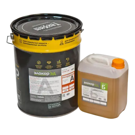 Элакор-ЭД Грунт 2К/100 П Эпоксидный порозаполняющий 25 кг