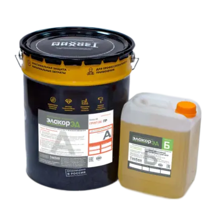 Элакор-ЭД Грунт 2К/ ПР Порозаполняющий с растворителем 25 кг