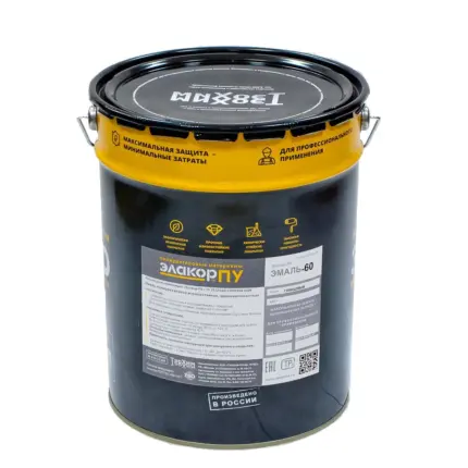 Элакор-ПУ Эмаль-60 Глянцевая 20 кг