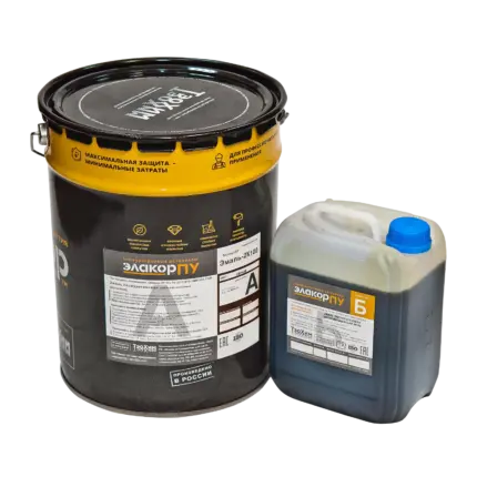 Элакор-ПУ Эмаль 2К/100 Фактурная 21 кг