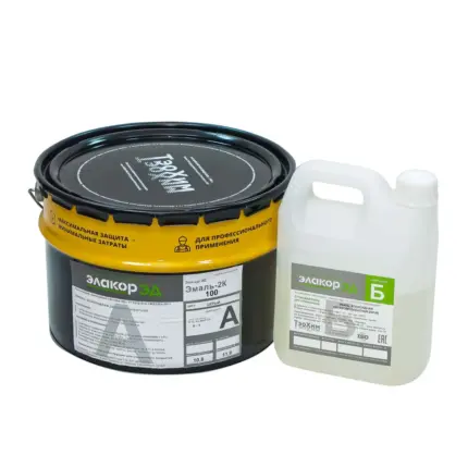 Элакор-ЭД Эмаль 2К/100 Эпоксидная Краска 12,1 кг