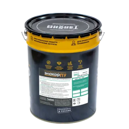 Элакор-ПУ ЭКО Эмаль для Металла Пищевая 20 кг