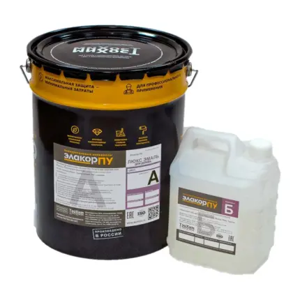 Элакор-ПУ Люкс Эмаль для дерева 21 кг