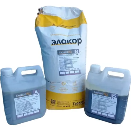 Элакор-ПЦ Полиуретан-цементный Наливной пол Т2 5-10 мм 30 кг