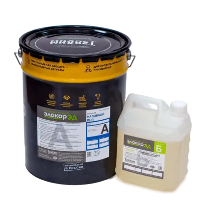 Элакор-ЭД Наливной пол Классик цветной 27 кг