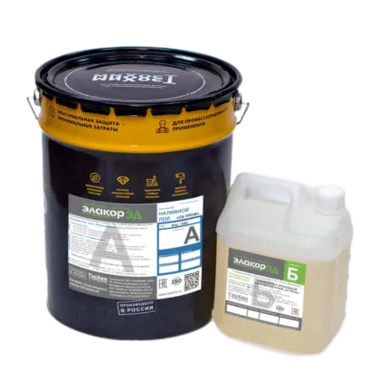 Элакор-ЭД Наливной пол СК-ПРОФ RAL7040 27.3 кг