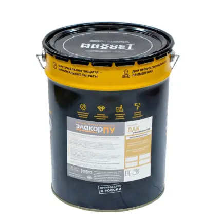 Элакор-ПУ Лак Универсальный для колеровки 20 кг