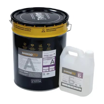 Элакор-ПУ Люкс Лак-Р Глянцевый Светостойкий 18 кг