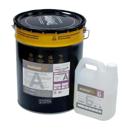 Элакор-ПУ Люкс Лак-Р ПолуГлянцевый 16 кг