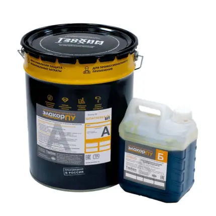 Элакор-ПУ Шпатлевка БП Натуральный бетон 27.2 кг