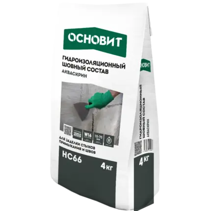 Акваскрин HC66 Шовный гидроизоляционный состав 4 кг