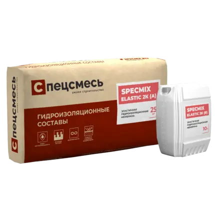SPECMIX ELASTIC 2К (35 кг) Эластичная полимер-цементная