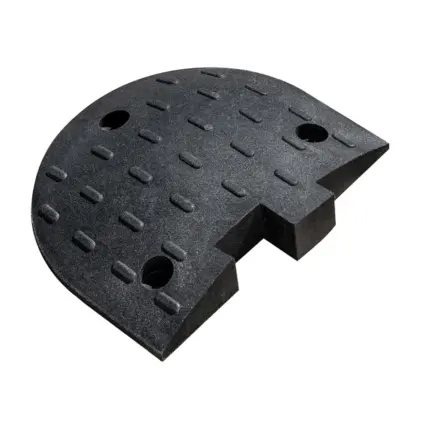 Дорожная неровность ИДН-300 мм концевая чёрная