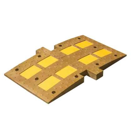 Дорожная неровность ИДН-900 мм средняя желтая