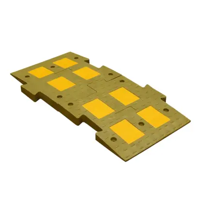 Дорожная неровность ИДН-1100 мм средняя желтая