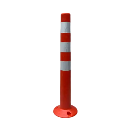 Столбик сигнальный Жесткий 750 мм со светоотражающими полосами