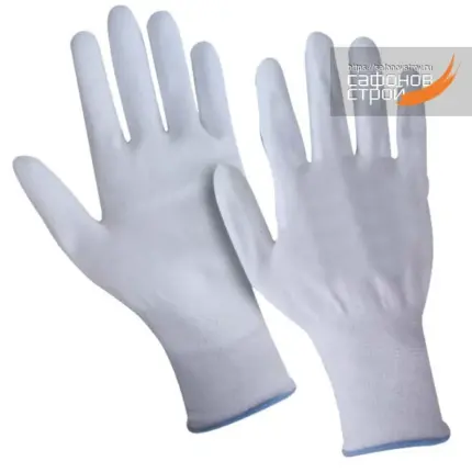 Перчатки Нейлоновые с частичным полиуретановым обливом