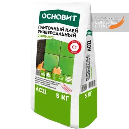 Старпликс AC11 Плиточный клей универсальный 5 кг