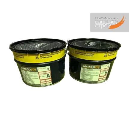 Элакор-ПУ Грунт 2К/50 Укрепляющий 19 кг