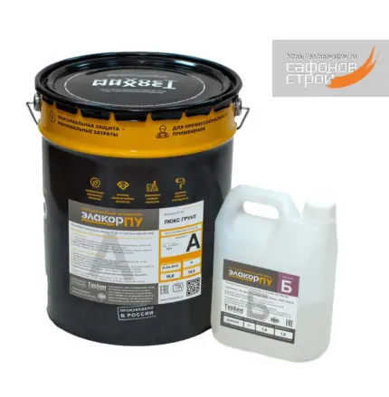 Элакор-ПУ Грунт Люкс Нежелтеющий 18.2 кг