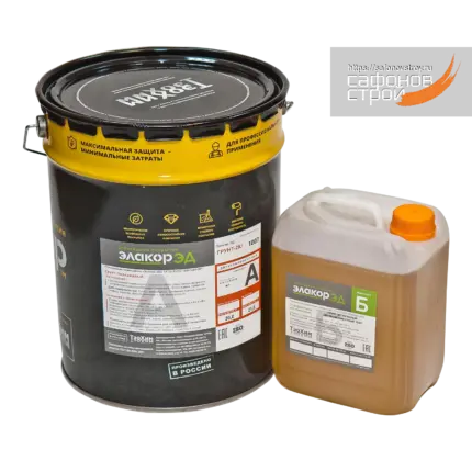 Элакор-ЭД Грунт 2К/100 П Эпоксидный порозаполняющий 25 кг