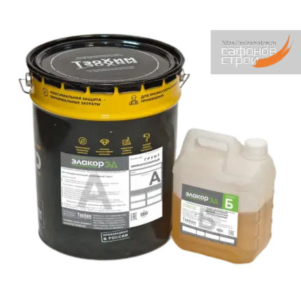 Элакор-ЭД Грунт-Цинк Антикор для металла 21 кг