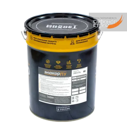 Элакор-ПУ Эмаль-60 Полуглянцевая 22 кг