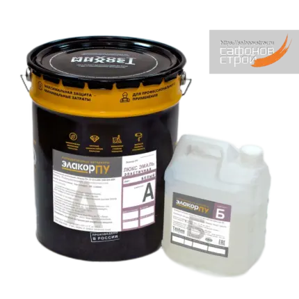 Элакор-ПУ Люкс Эмаль Эластичная УФ-стойкая 20 кг