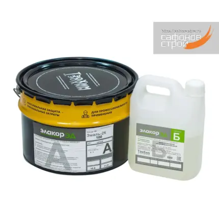 Элакор-ЭД Эмаль 2К/100 Эпоксидная Краска 12,1 кг