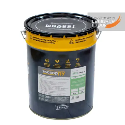 Элакор-ПУ ЭКО Эмаль-60 Полуглянцевая Пищевая 20 кг