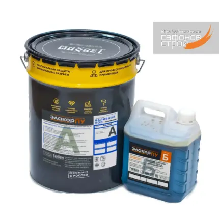 Элакор-ПУ Наливной пол Эластичный 22 кг