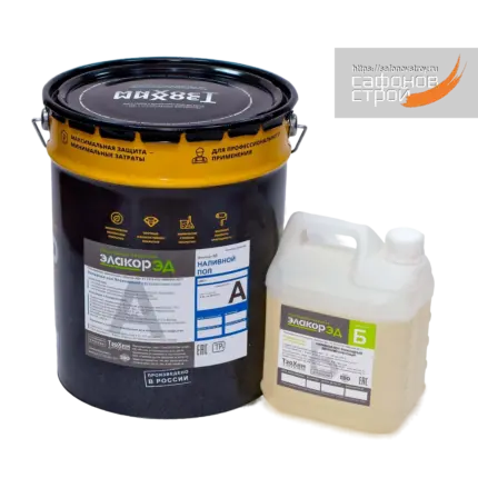 Элакор-ЭД Наливной пол Классик цветной 27 кг