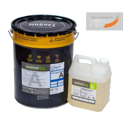 Элакор-ЭД Наливной пол Промышленный 28.8 кг