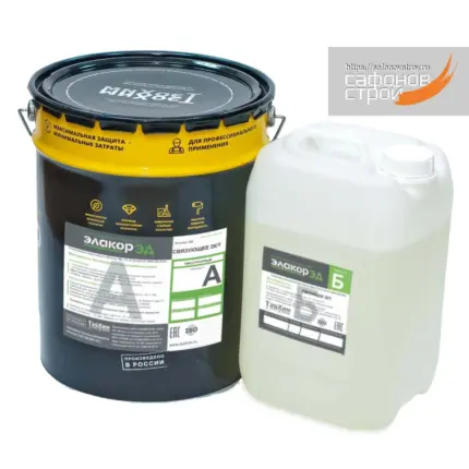 Элакор-ЭД Связующее Компаунд Тиксотропный 29 кг