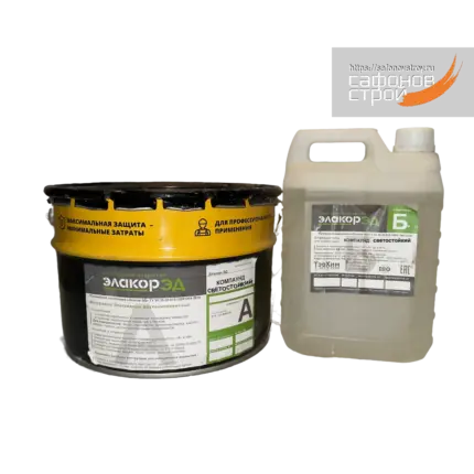 Элакор-ЭД Связующее Компаунд Нежелтеющий 14.5 кг